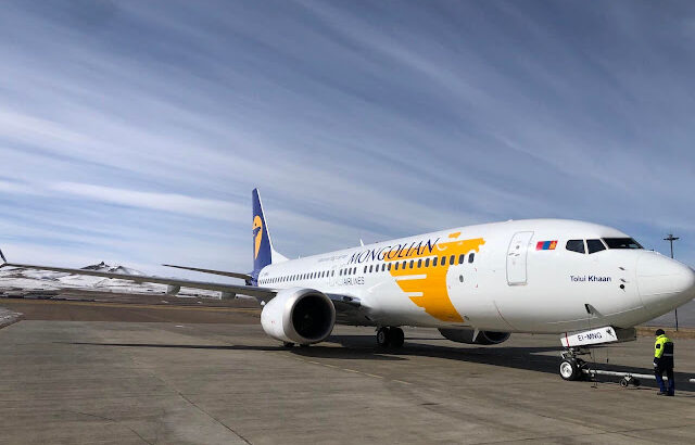 MIAT Mongolian Airlines Irish Registered Boeing 737 MAX operates China first